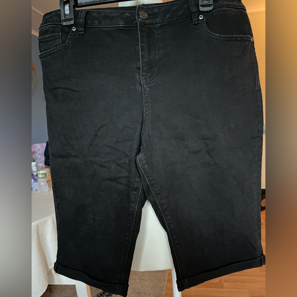 Women’s, New York and Company, Soho, black jean shorts